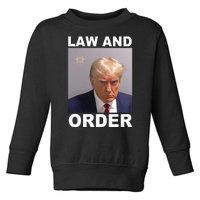 Donald Trump Law And Order Mugshot Toddler Sweatshirt