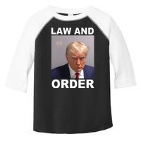 Donald Trump Law And Order Mugshot Toddler Fine Jersey T-Shirt