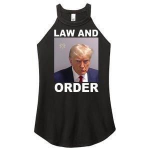 Donald Trump Law And Order Mugshot Women's Perfect Tri Rocker Tank