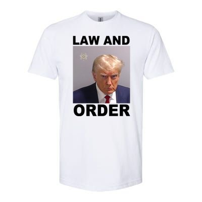 Donald Trump Law And Order Mugshot Softstyle® CVC T-Shirt