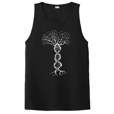 DNA Tree Life Genetics Biologist Science Earth Day PosiCharge Competitor Tank