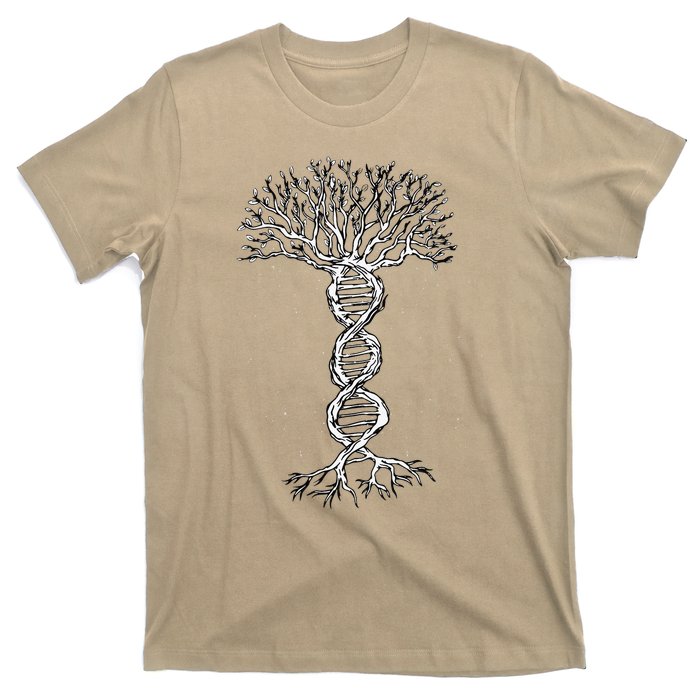 DNA Tree Life Genetics Biologist Science Earth Day T-Shirt