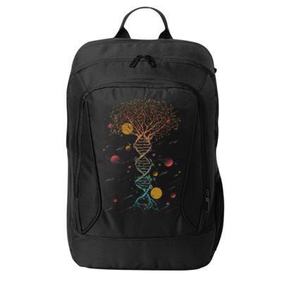 Dna Tree Life Biology Environt Science Genetics Earth Day Gift City Backpack