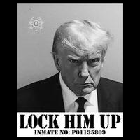 Donald Trump Lock Him Up Inmate Mugshot Impact Tech Backpack