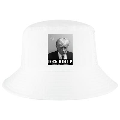 Donald Trump Lock Him Up Inmate Mugshot Cool Comfort Performance Bucket Hat