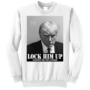 Donald Trump Lock Him Up Inmate Mugshot Sweatshirt