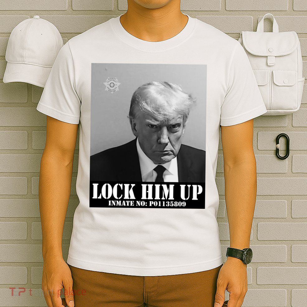 Donald Trump Lock Him Up Inmate Mugshot T-Shirt