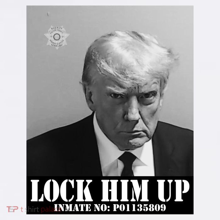 Donald Trump Lock Him Up Inmate Mugshot T-Shirt