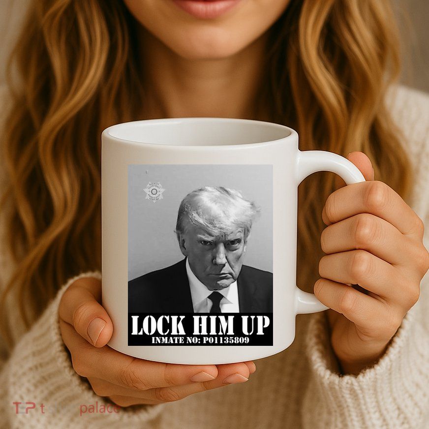 Donald Trump Lock Him Up Inmate Mugshot Mug