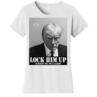 Donald Trump Lock Him Up Inmate Mugshot Women's T-Shirt