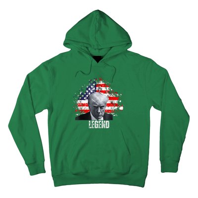 Donald Trump Legend Mug Shot Hoodie