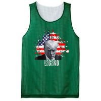 Donald Trump Legend Mug Shot Mesh Reversible Basketball Jersey Tank