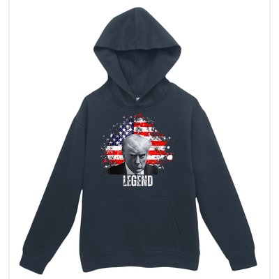 Donald Trump Legend Mug Shot Urban Pullover Hoodie