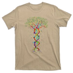 DNA Tree Life Genetics Biologist Science Earth Day Gift T-Shirt