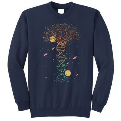 DNA Tree Life Genetics Biologist Science Earth Day Teachers Sweatshirt