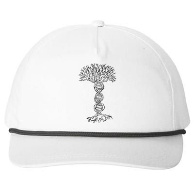 DNA Tree Life Genetics Biologist Science Earth Day Snapback Five-Panel Rope Hat