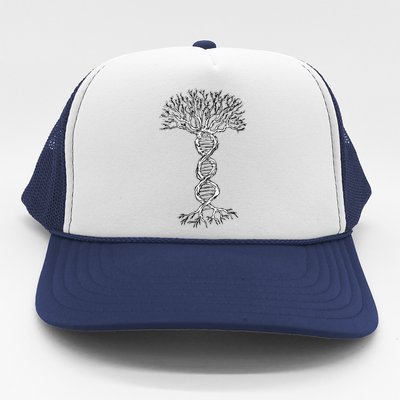 DNA Tree Life Genetics Biologist Science Earth Day Trucker Hat