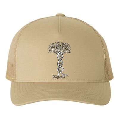 DNA Tree Life Genetics Biologist Science Earth Day Yupoong Adult 5-Panel Trucker Hat