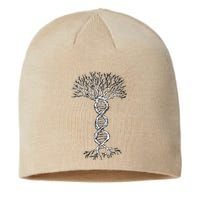 DNA Tree Life Genetics Biologist Science Earth Day Sustainable Beanie