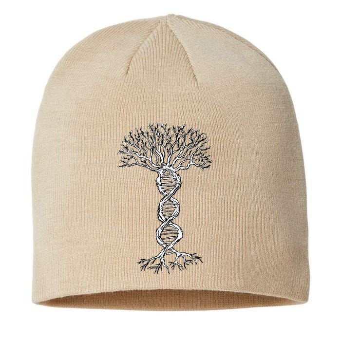 DNA Tree Life Genetics Biologist Science Earth Day Sustainable Beanie