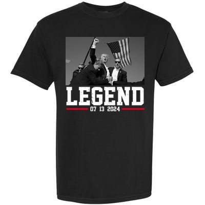 Donald Trump Legend 07/13/2024 Rally Pennsylvania Garment-Dyed Heavyweight T-Shirt