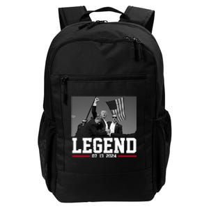 Donald Trump Legend 07/13/2024 Rally Pennsylvania Daily Commute Backpack