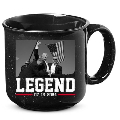 Donald Trump Legend 07/13/2024 Rally Pennsylvania 15oz Campfire Ceramic Mug