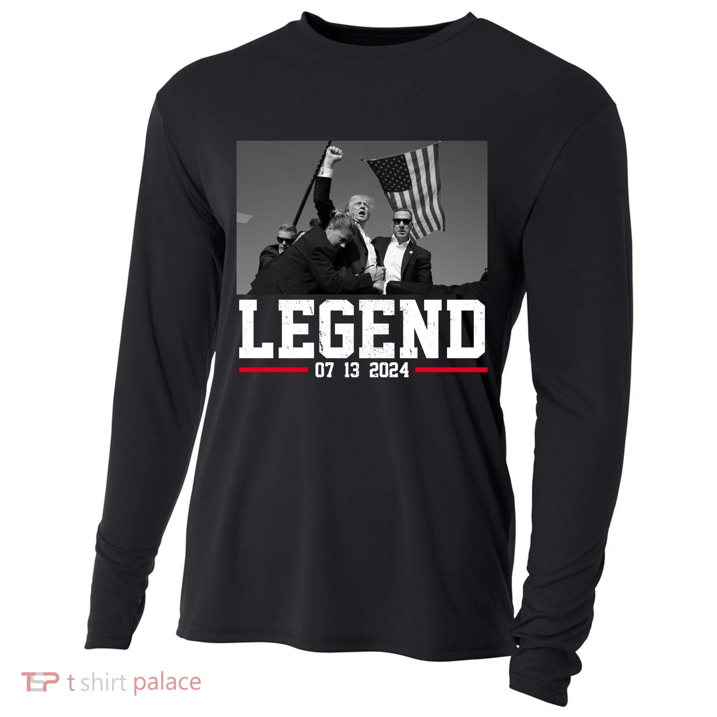 Donald Trump Legend 07/13/2024 Rally Pennsylvania Cooling Performance Long Sleeve Crew
