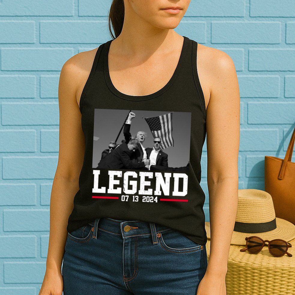 Donald Trump Legend 07/13/2024 Rally Pennsylvania Womens Tank Top