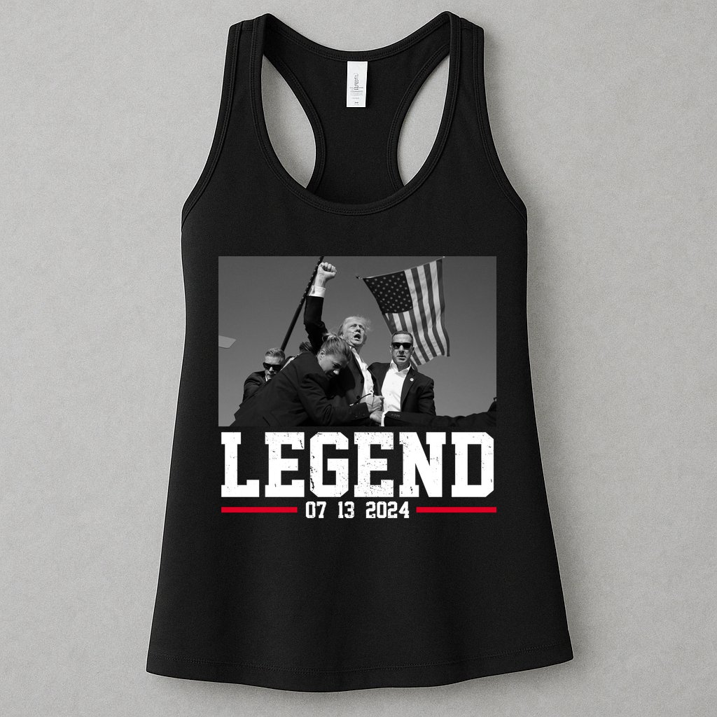 Donald Trump Legend 07/13/2024 Rally Pennsylvania Womens Tank Top