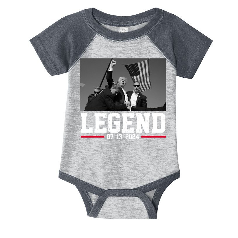 Donald Trump Legend 07/13/2024 Rally Pennsylvania Infant Baby Jersey Bodysuit