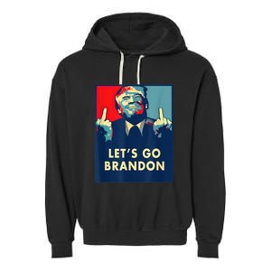 Donald Trump Let’s Go Brandon Garment-Dyed Fleece Hoodie