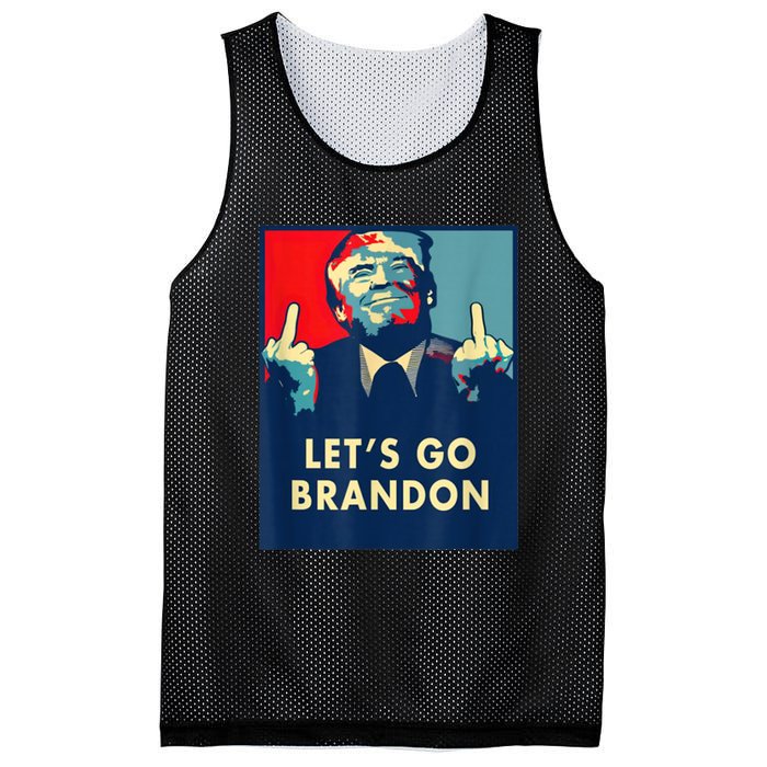 Donald Trump Let’s Go Brandon Mesh Reversible Basketball Jersey Tank