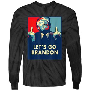 Donald Trump Let’s Go Brandon Tie-Dye Long Sleeve Shirt