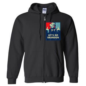 Donald Trump Let’s Go Brandon Full Zip Hoodie