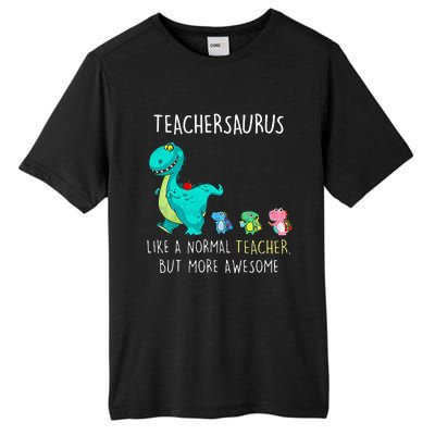 Dinosaurs Teachersaurus Like A Normal Teacher Tall Fusion ChromaSoft Performance T-Shirt