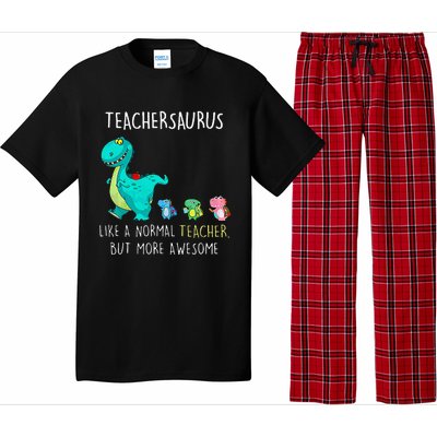 Dinosaurs Teachersaurus Like A Normal Teacher Pajama Set