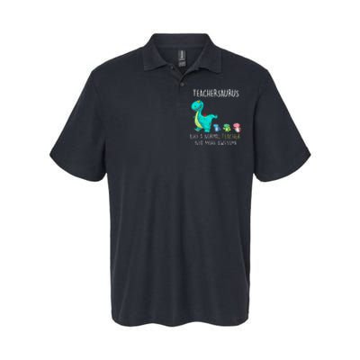 Dinosaurs Teachersaurus Like A Normal Teacher Softstyle Adult Sport Polo