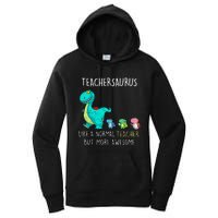 Dinosaurs Teachersaurus Like A Normal Teacher Women's Pullover Hoodie