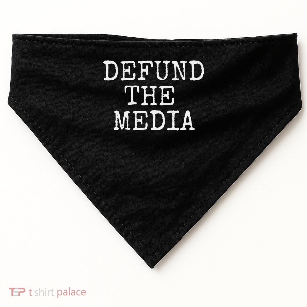Defund The Media USA-Made Doggie Bandana