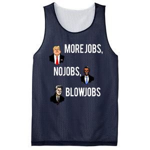 Donald Trump More Jobs Obama No Jobs Bill Clinton Blow Jobs Mesh Reversible Basketball Jersey Tank