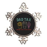 Dad Tax Making Sure Metallic Star Ornament