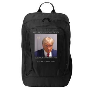 Donald Trump Mug Shot August 24 2024 Election Interference City Backpack