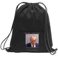 Donald Trump Mug Shot August 24 2024 Election Interference Sweatshirt Cinch Pack Bag