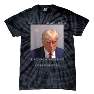 Donald Trump Mug Shot August 24 2024 Election Interference Tie-Dye T-Shirt