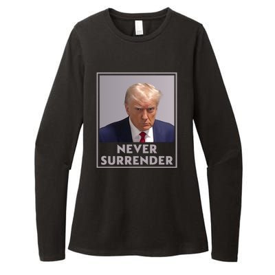 Donald Trump Mugshot Legend Womens CVC Long Sleeve Shirt