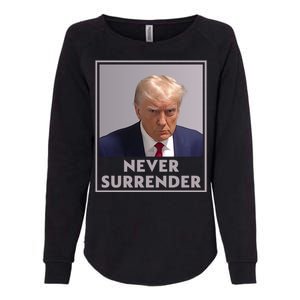 Donald Trump Mugshot Legend Womens California Wash Sweatshirt