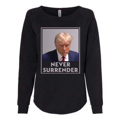 Donald Trump Mugshot Legend Womens California Wash Sweatshirt