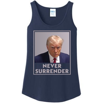 Donald Trump Mugshot Legend Ladies Essential Tank