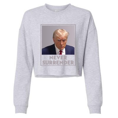 Donald Trump Mugshot Legend Cropped Pullover Crew